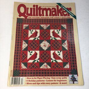 Quiltmaker Magazine No. 40 Nov/Dec 1994 17 Great Patterns Christmas Holiday